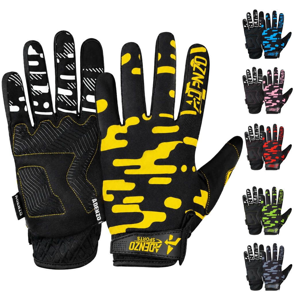 Off-Road Motorcycle Gloves for Men & Women–Yellow-Dirt Bike