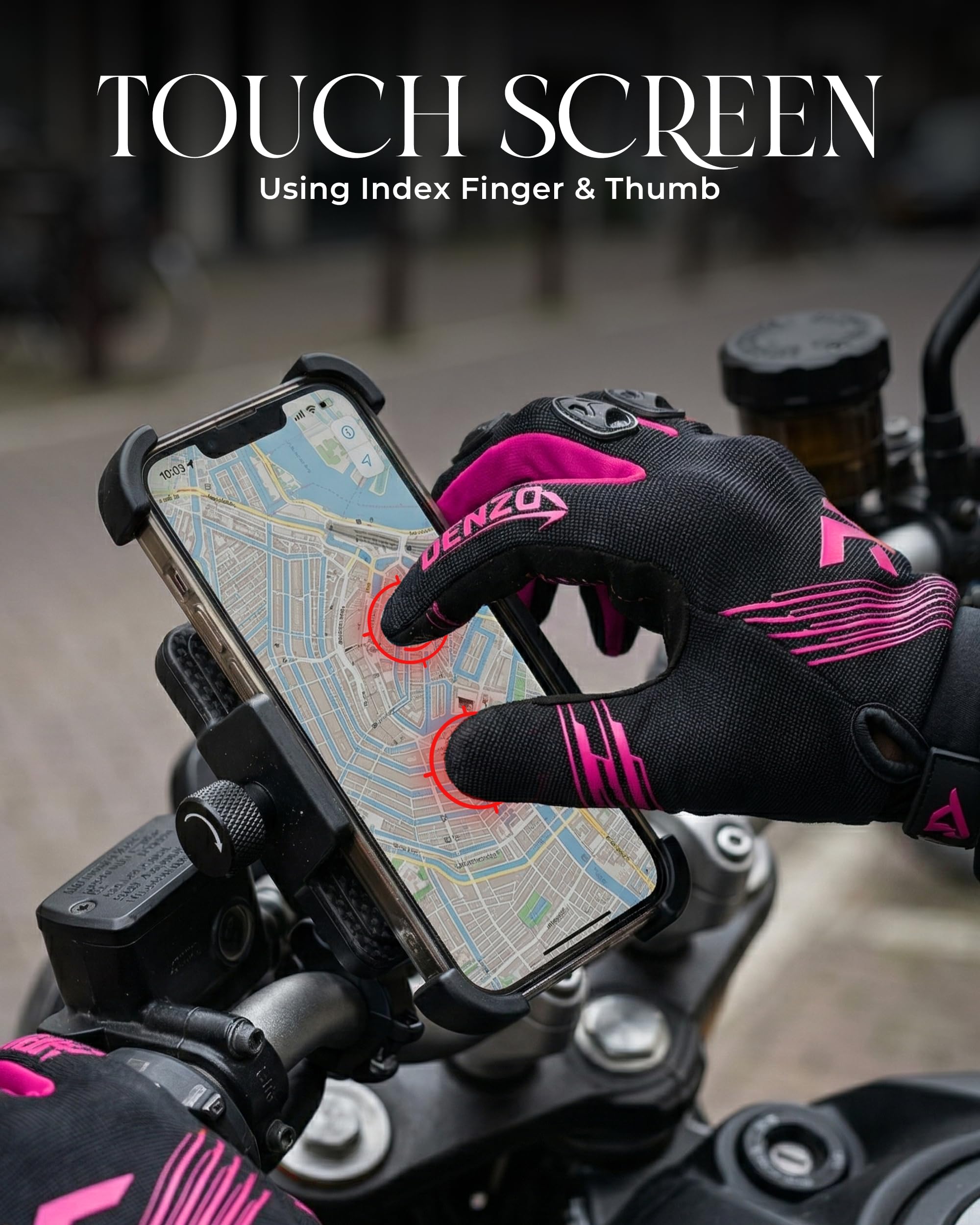 Motorcycle Gloves for Men & Women-Knuckle Protection
