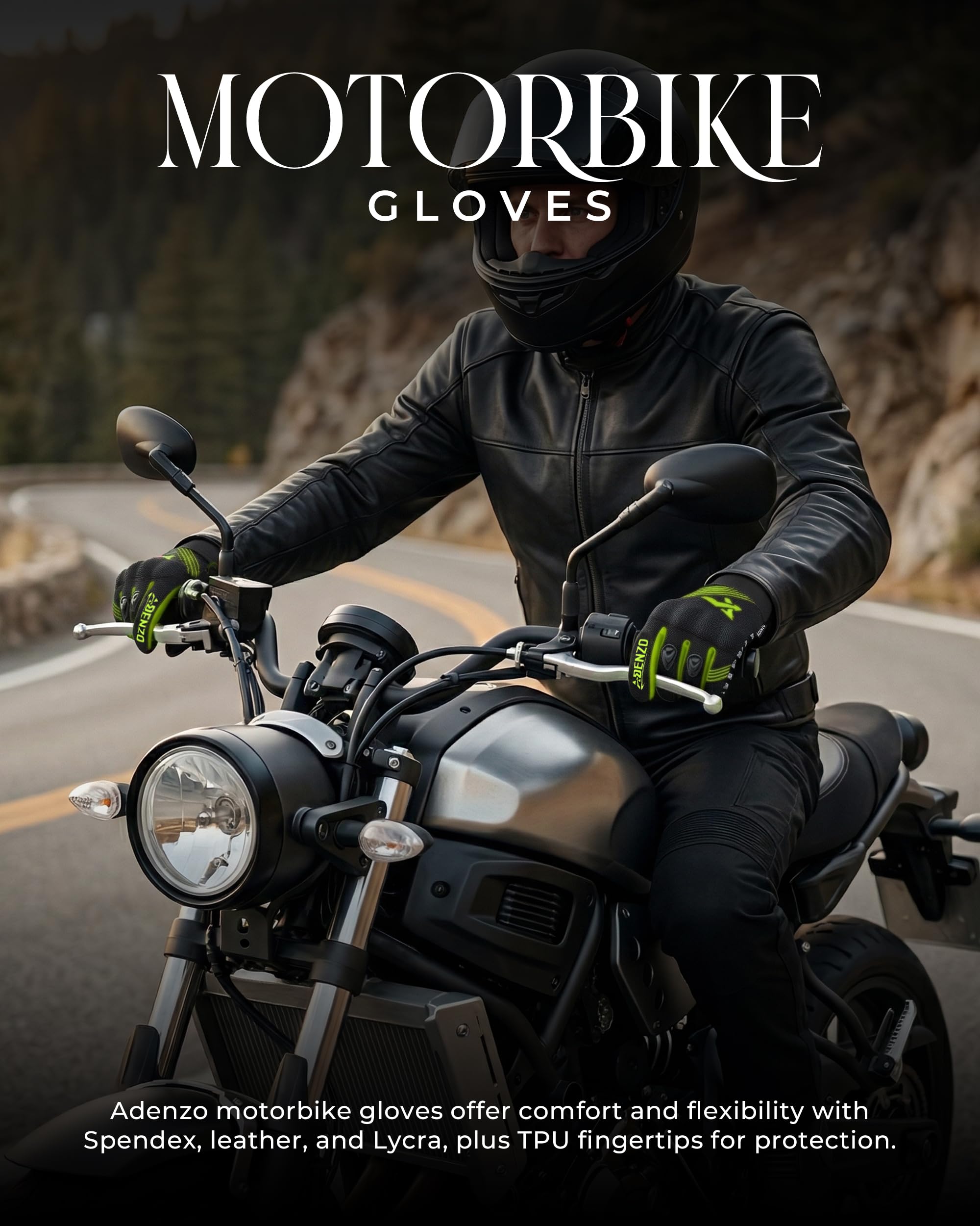 Motorcycle Gloves for Men & Women-Knuckle Protection