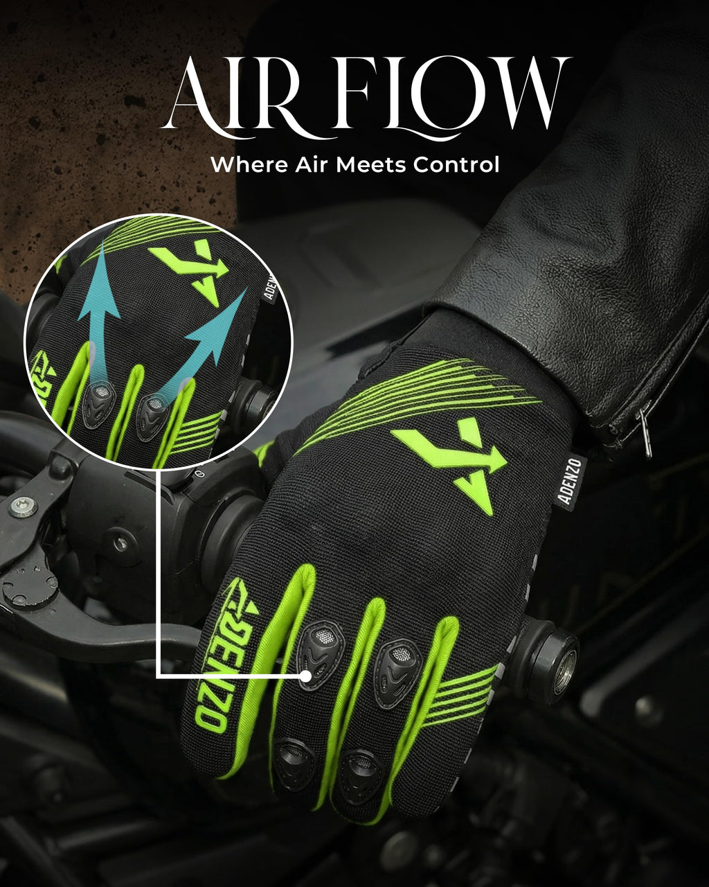 Motorcycle Gloves for Men & Women-Knuckle Protection