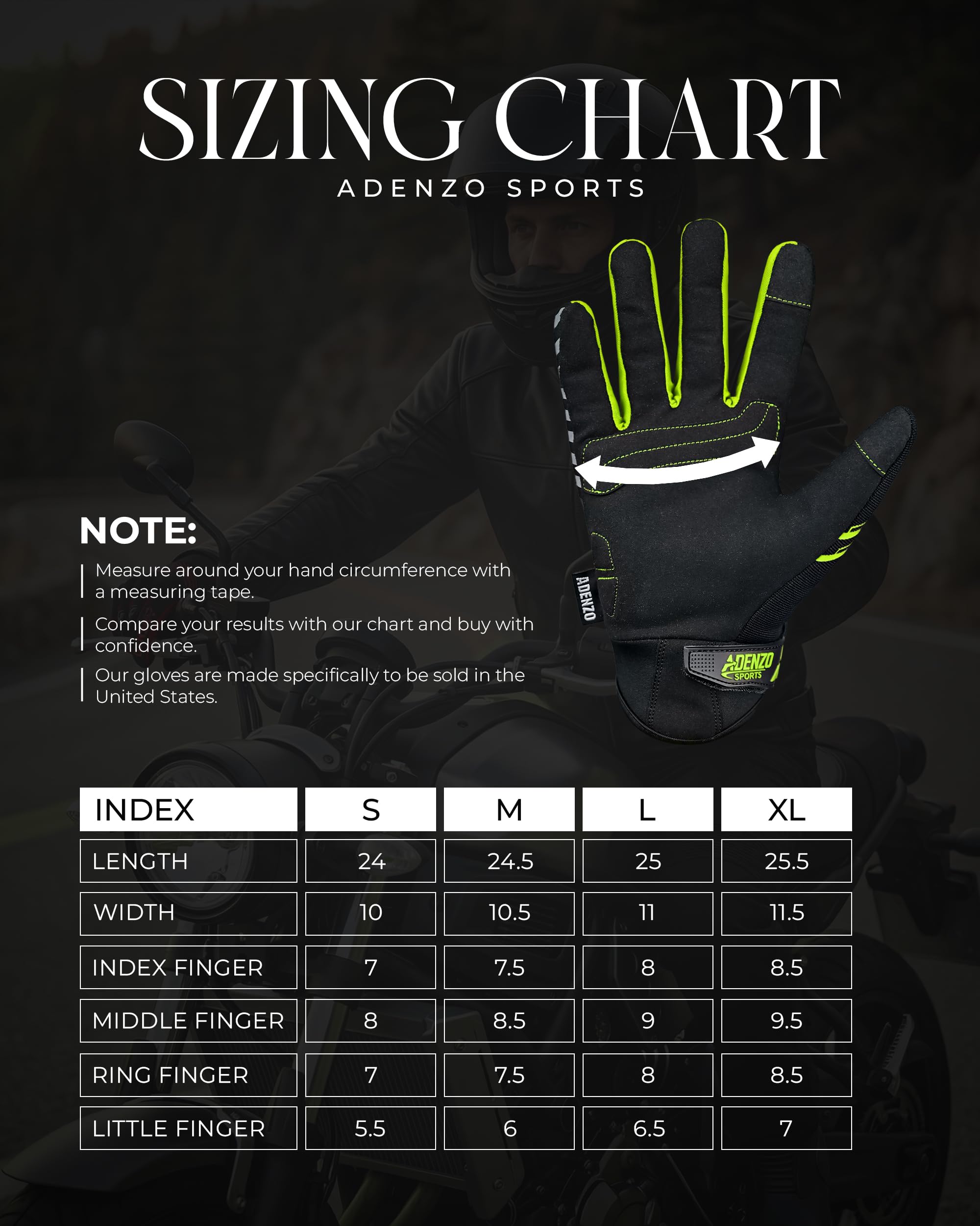 Motorcycle Gloves for Men & Women-Knuckle Protection