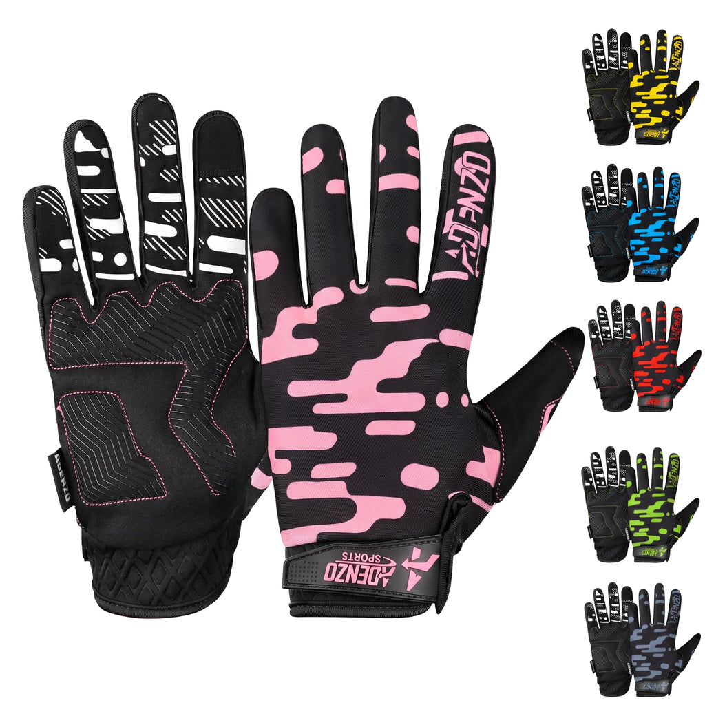 Off-Road Motorcycle Gloves for Men & Women–PINK-Dirt Bike