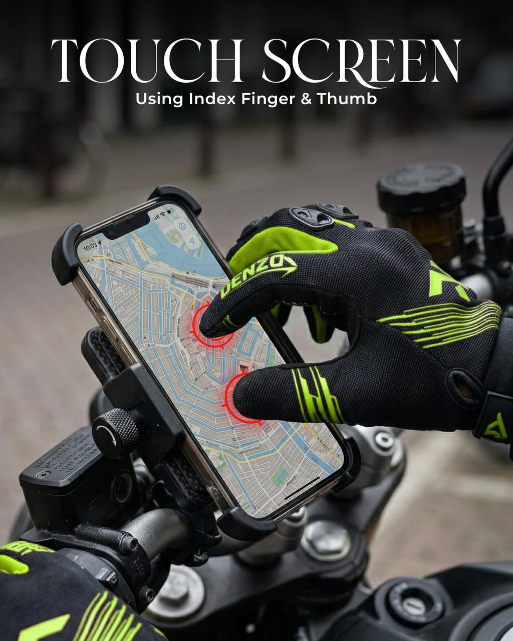 Motorcycle Gloves for Men & Women-Knuckle Protection