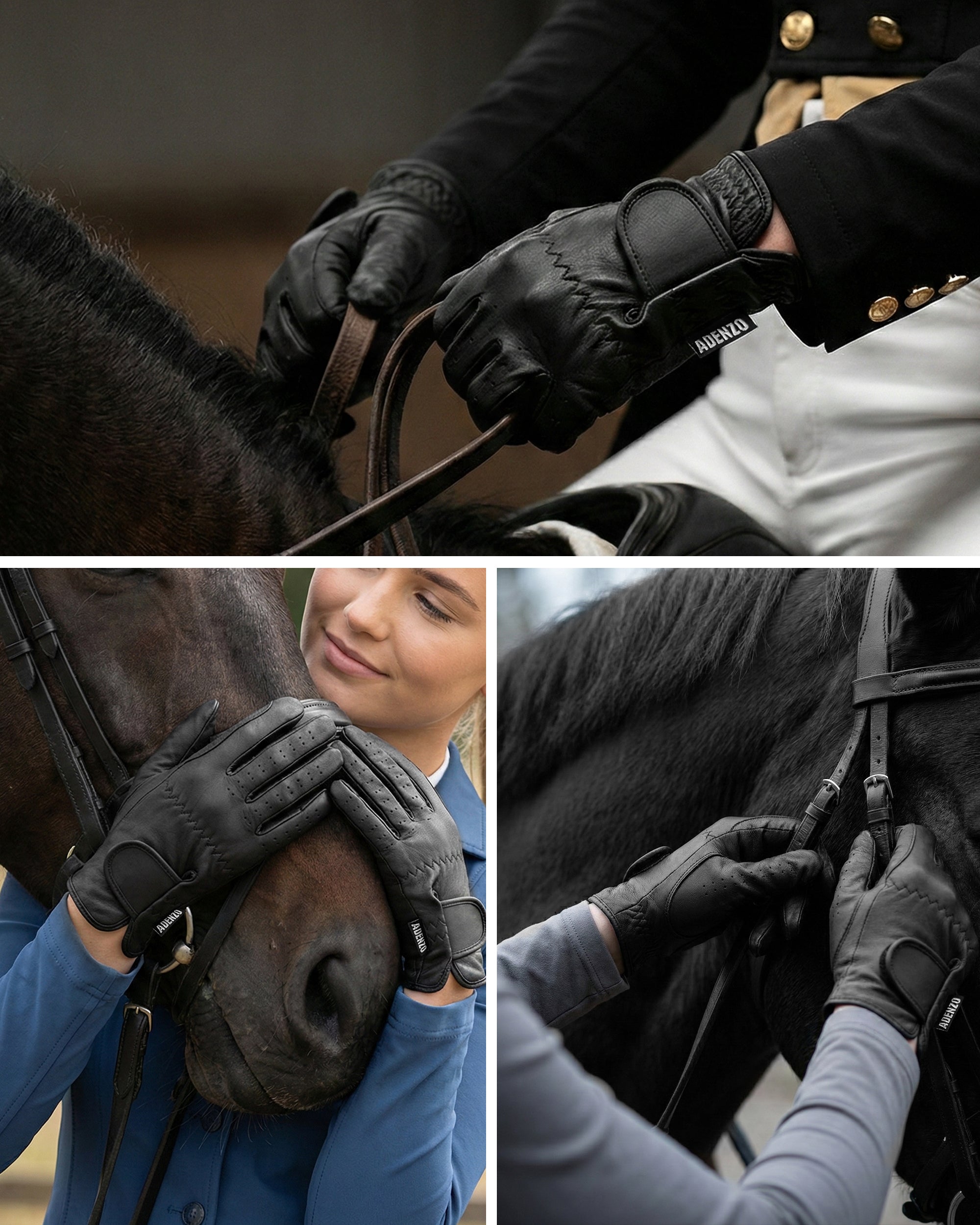 ADENZO Horse Riding Gloves for Men Women & Kids