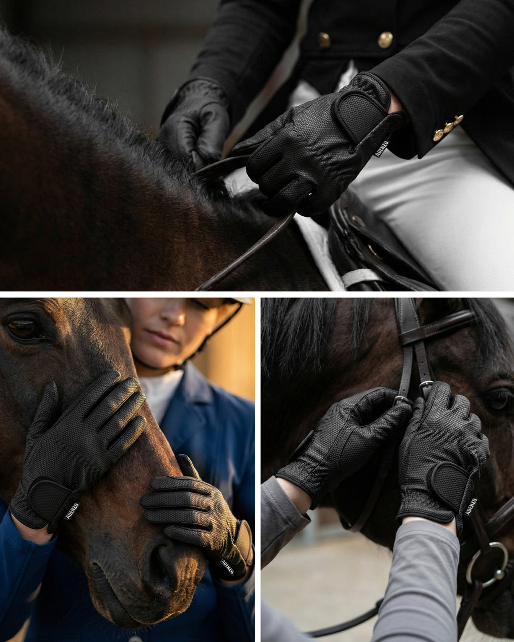 ADENZO Horse Riding Gloves for Men Women & Kids