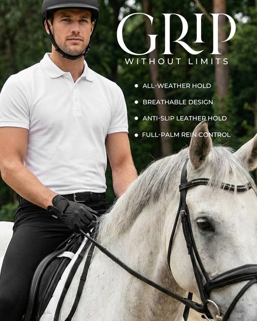 ADENZO Horse Riding Gloves for Men Women & Kids