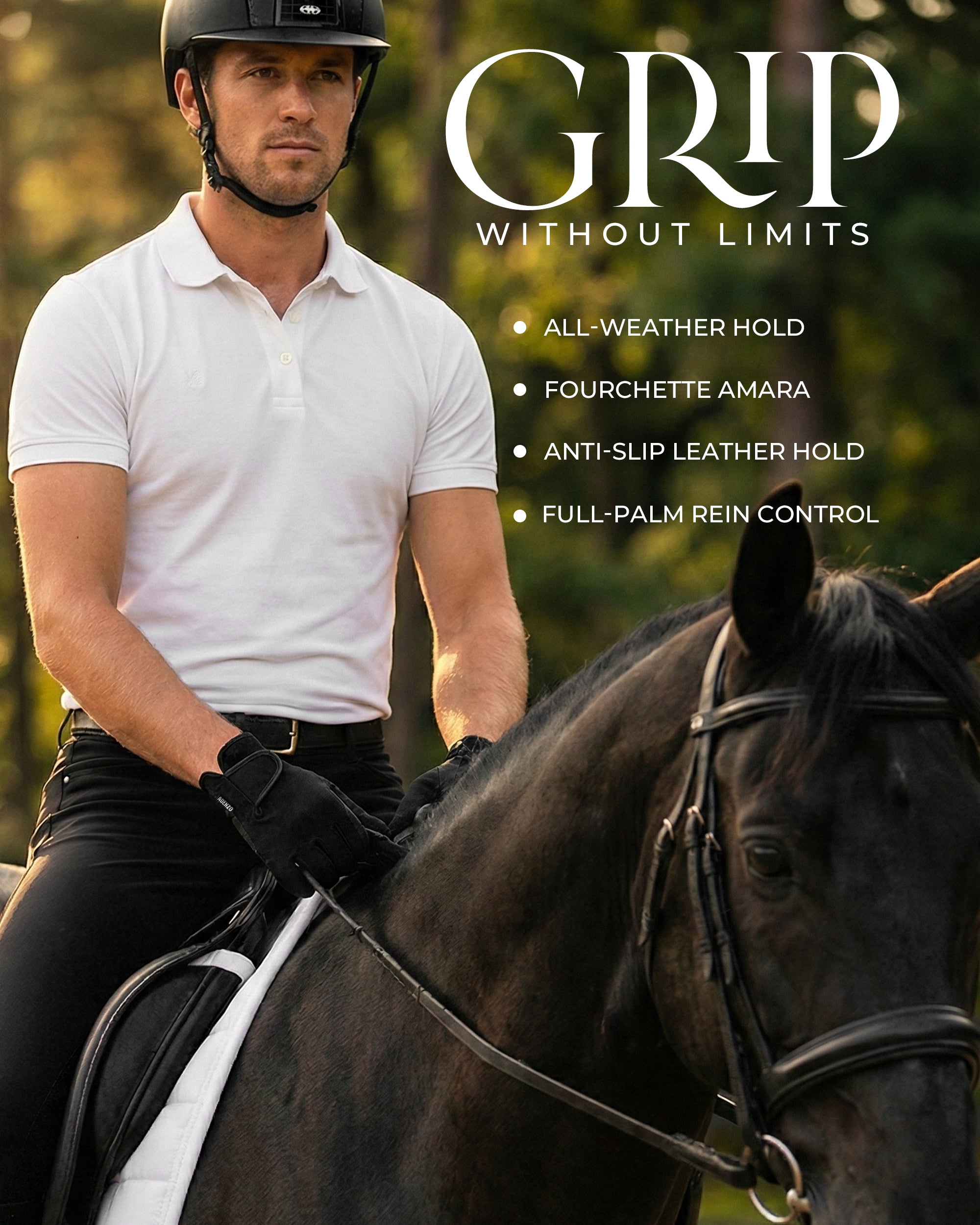 ADENZO Horse Riding Gloves for Men Women & Kids