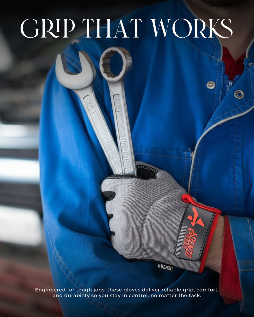Multi Work Gloves for Men-Touchscreen-Grip for Construction