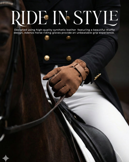 ADENZO Horse Riding Gloves for Men Women & Kids