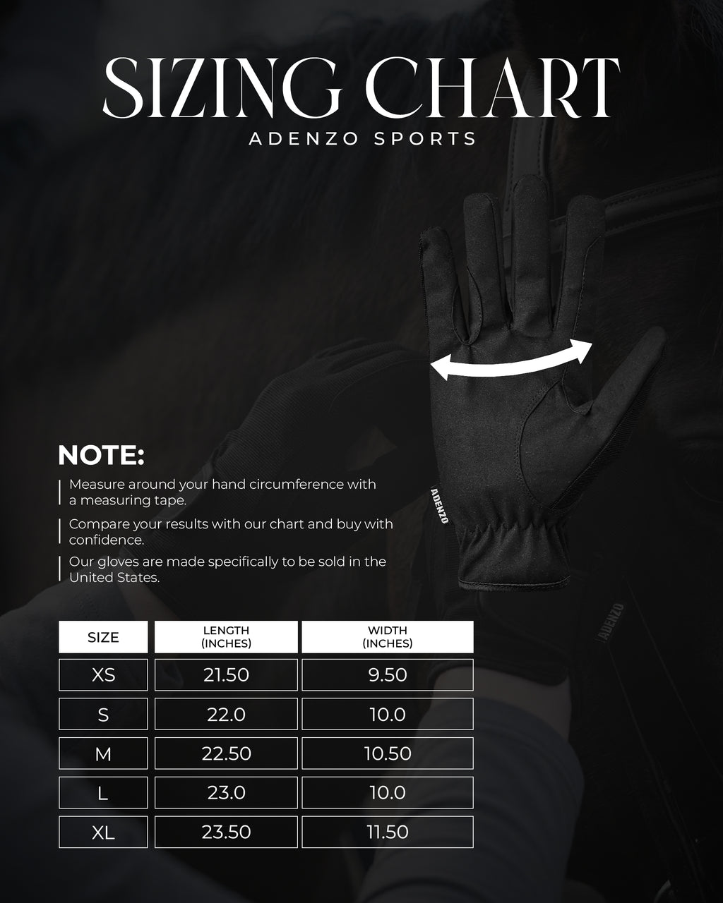 ADENZO Horse Riding Gloves for Men Women & Kids