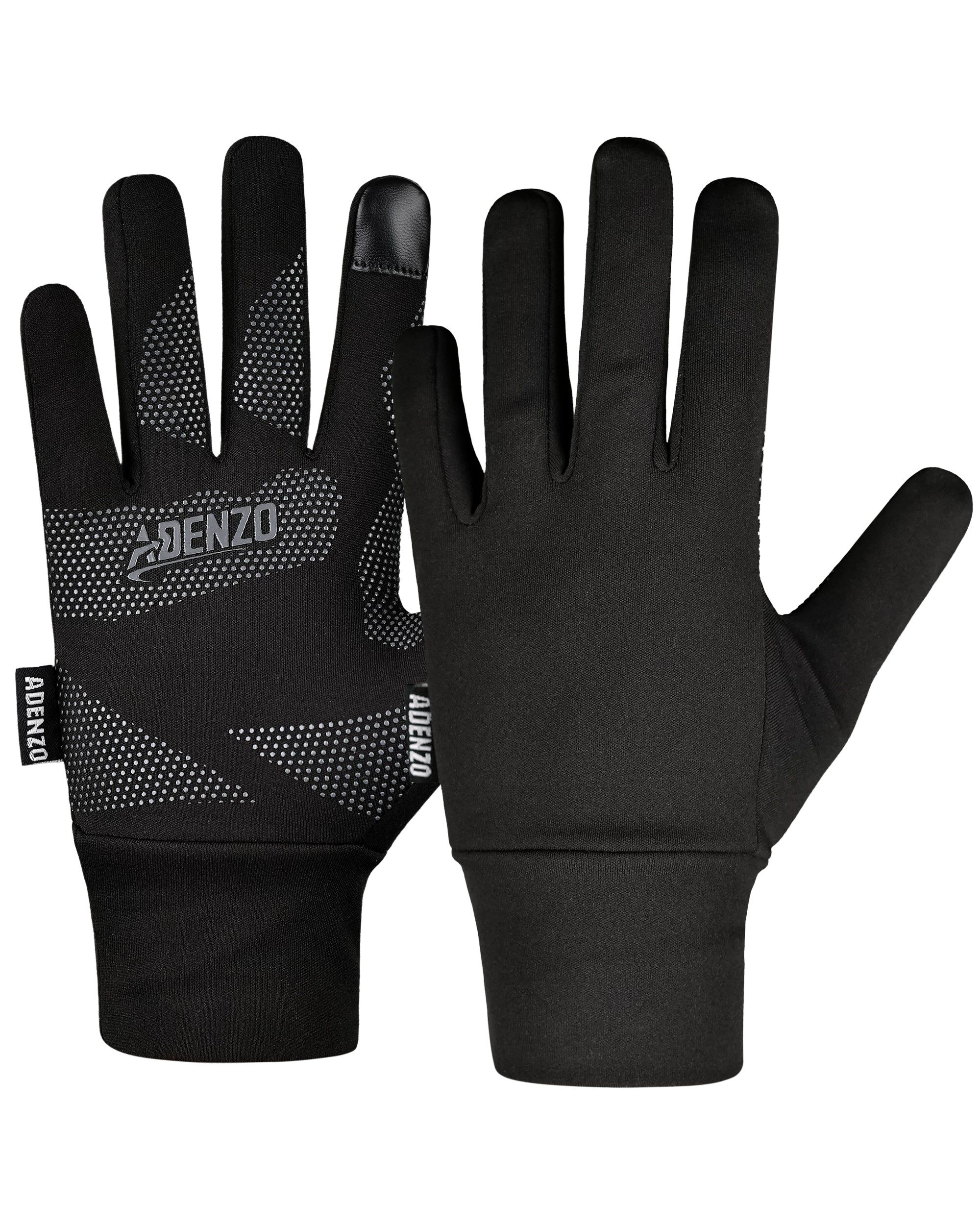 ADENZO Running Gloves for Men & Women-Anti-Slip Sports