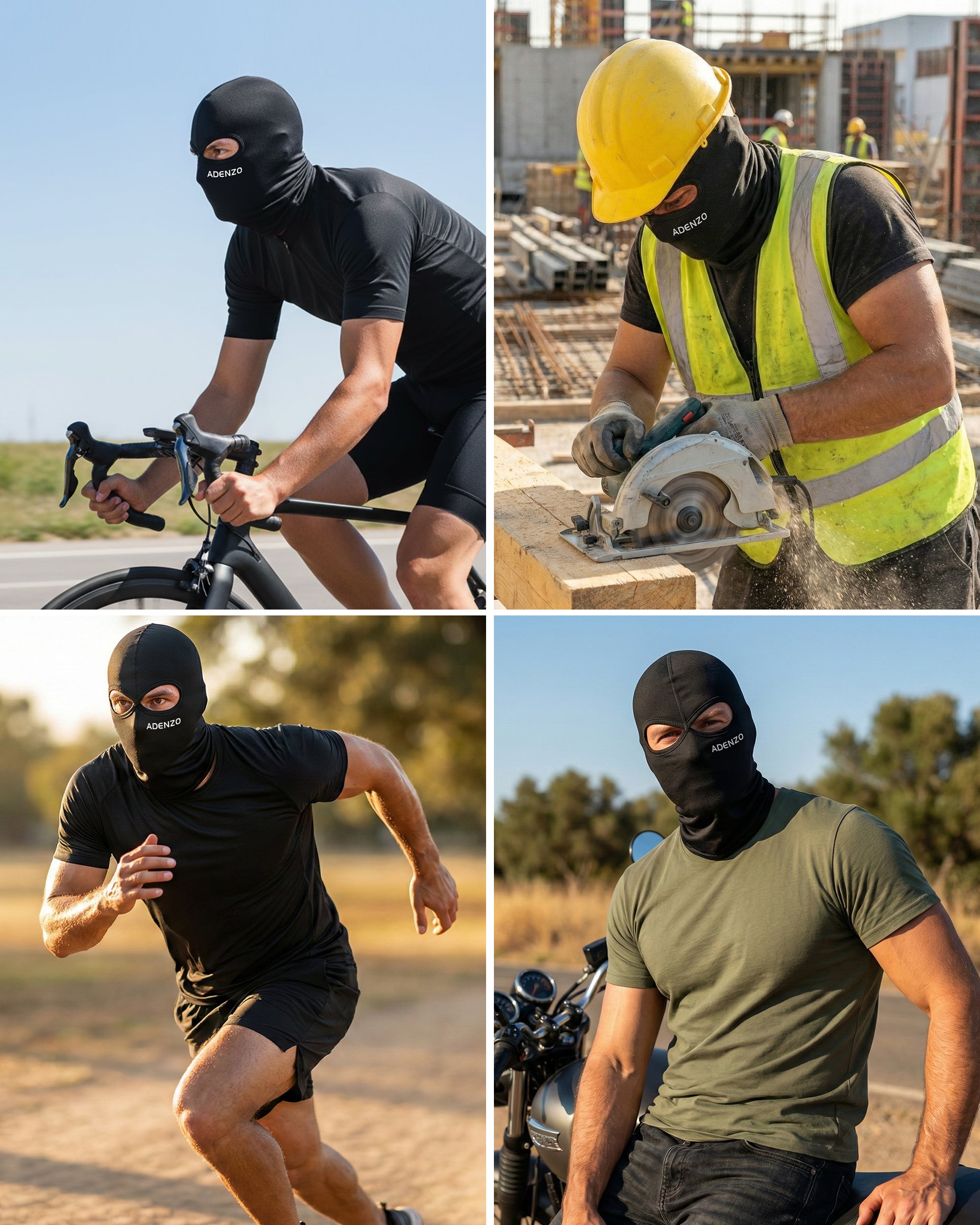 ADENZO Spider Eye Ski Mask Balaclava for Men & Women-UV Protection