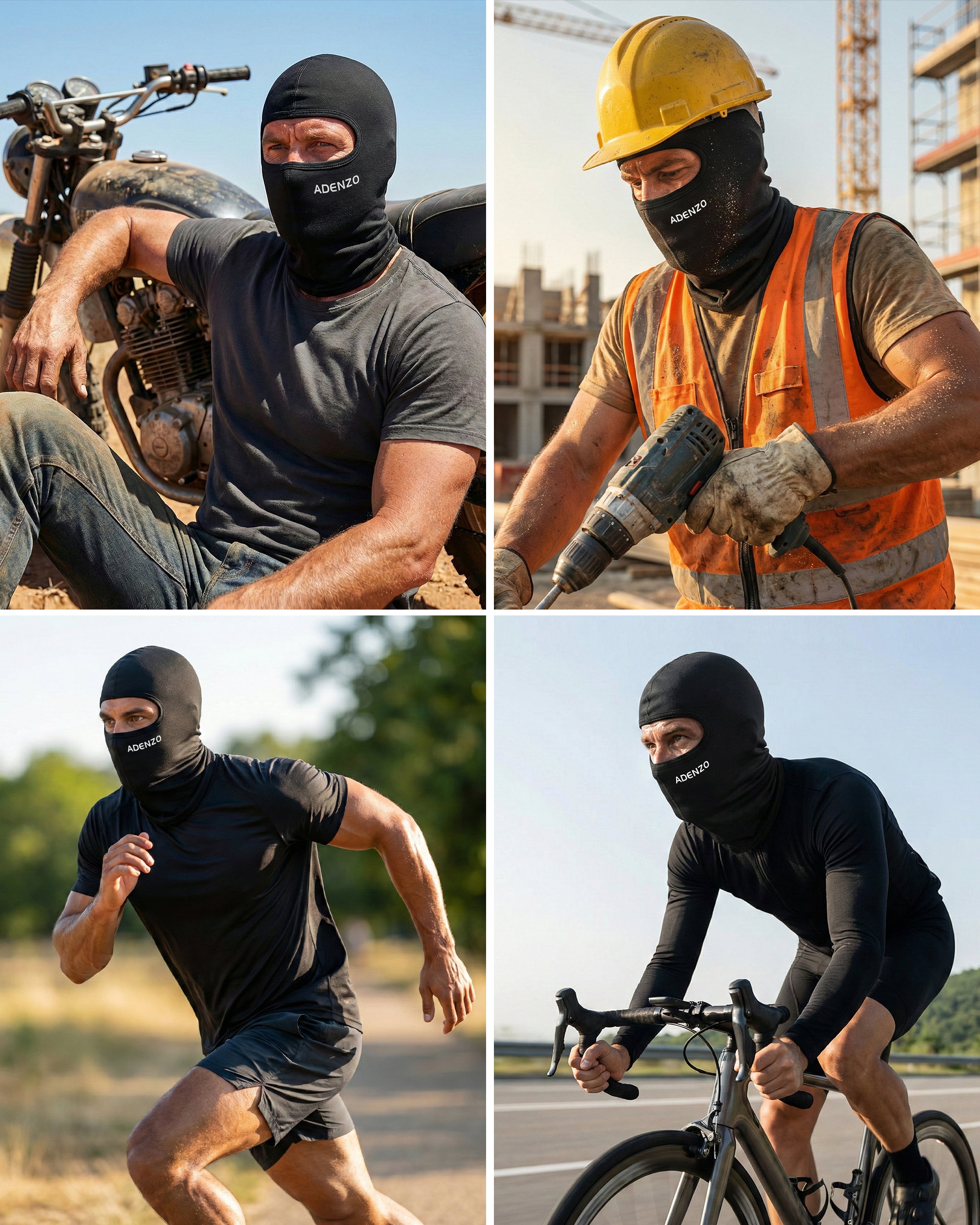 ADENZO Ski Mask Balaclava Face Mask for Men & Women-UV Protection